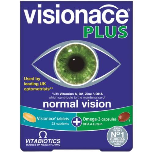 Visionace Plus Omega 3 56 Capsules