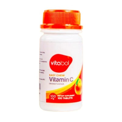 Vitabol Chewable Vitamin C 100 Tablets