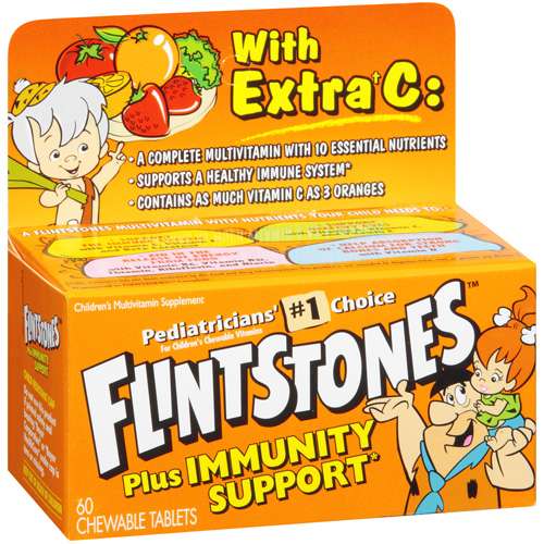 Flintstones With Extra Calcium 60 Chewable Tablets