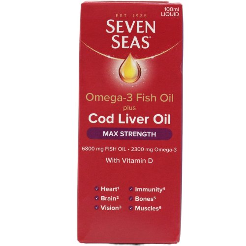 Seven Seas Cod Liver Oil Max Strength 100 ml