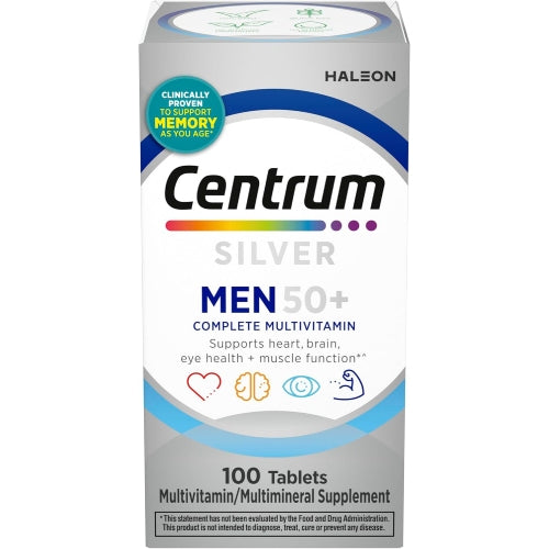 Centrum Silver Men 50+ 100 Tablets