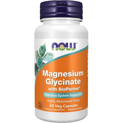 Now Magnesium Glycinate 60 Tablets