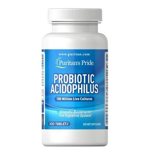 Puritan's Pride Probiotic Acidophilus 100 Tablets