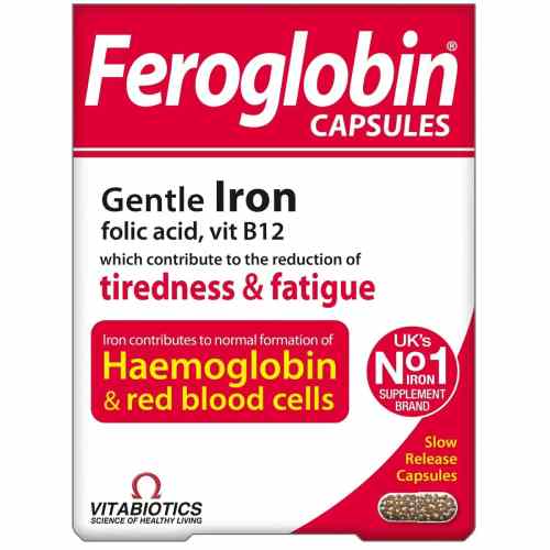 Feroglobin Iron Folic Acid B12 30 Capsules