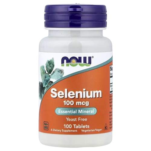 Now Selenium 100 mcg 100 Tablets