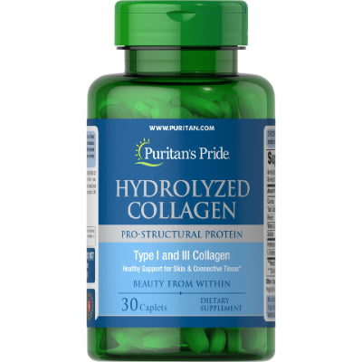 Puritan's Pride Hydrolyzed Collagen 30 Caplets