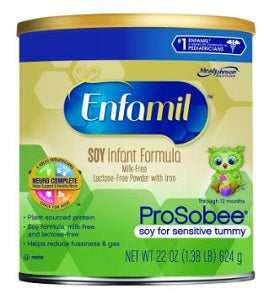 Enfamil ProSobee Soy Infant Formula Sensitive Tummy 0-12 Months 624 g