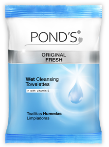 Pond's Wet Cleansing Towelettes Original Fresh x15