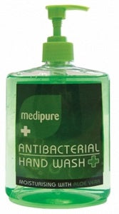 Medipure Hand Wash Anti-Bacterial Aloe Vera 500 ml