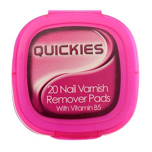 Quickies Nail Varnish Remover Pads x20