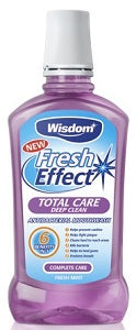 Wisdom Mouthwash Fresh Effect Total Care 500 ml