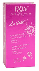 Fair & White So Exclusive Sunscreen Cream High Protection SPF 50 50 ml