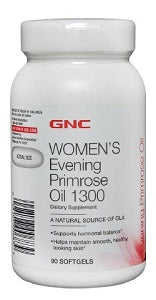 GNC Women's Evening Primrose Oil 1300 90 Soft Gels