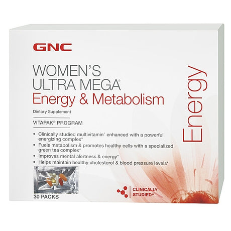 GNC Women's Ultra Mega Energy & Metabolism 30 Capsules