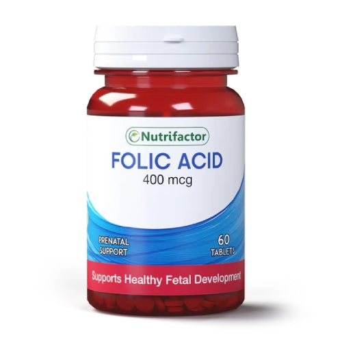 Nutrifactor Folic Acid 400 mcg 60 Tablets