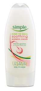 Simple Kind To Skin Soothing Shower Cream 250 ml