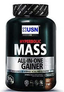 USN Hyperbolic Mass All-In-One Gainer Dutch Chocolate Flavour 2 kg