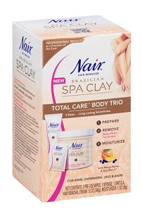 Nair Brazillian Spa Clay Hair Remover Set 368 g