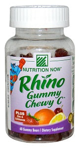 Rhino Gummy Chewy C Gummy Bears 60 Gummies