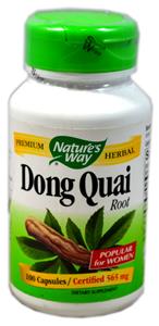 Nature's Way Dong Quai 565 mg 100 Capsules