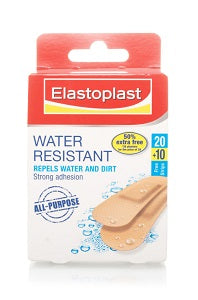 Elastoplast Anti-Bacterial Waterproof Plaster 20 Strips