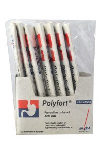 Polyfort Protective Antacid 10 Chewable Tablets