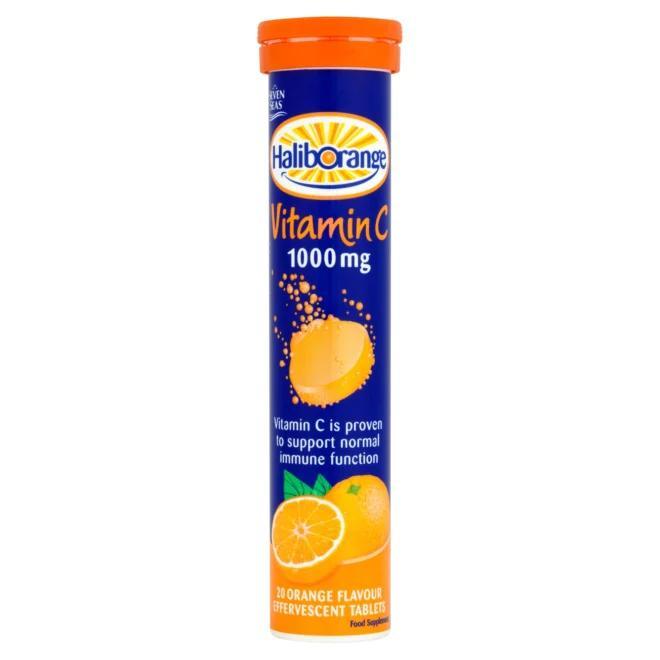 Haliborange Vitamin C Orange 1000 mg 20 Tablets