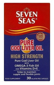 Seven Seas Cod Liver Oil High Strength 30 Capsules