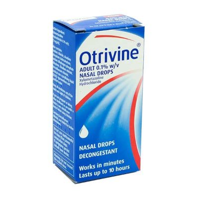 Otrivine Nasal Drops 0.1% Adult 10 ml (NG)