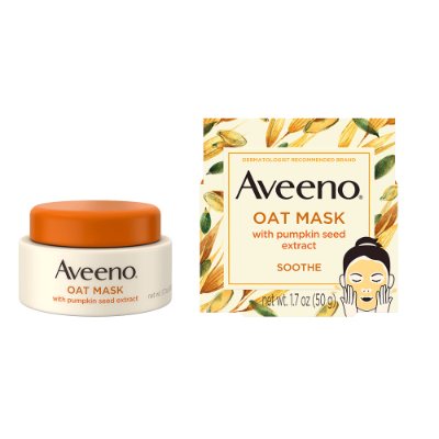 Aveeno Oat Mask Soothe Pumpkin Seed Extract 50 g