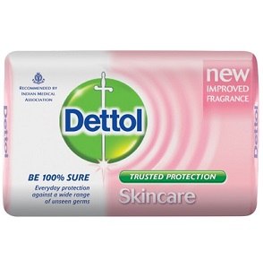 Dettol Anti-Bacterial Soap Skin Care 160 g x4