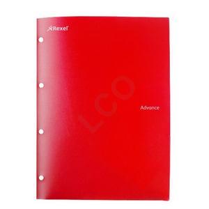 Rexel Folder Advance 4 Pocket Custom - Red