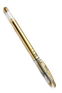 Pentel Slicci Metallic Gel Ink Pen 0.8 mm - Gold