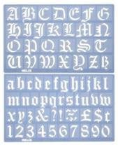 Helix Old English Stencil Wallet 30 mm