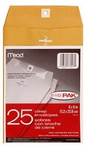 Mead Envelopes 6 x 9 Inches x25