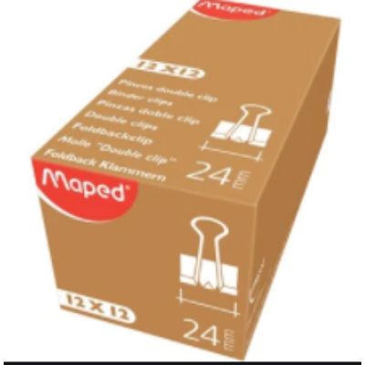 Maped Binder Clips 24 mm x12