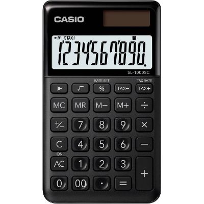 Casio Solar/Battery Calculator - 10 Digits - Black
