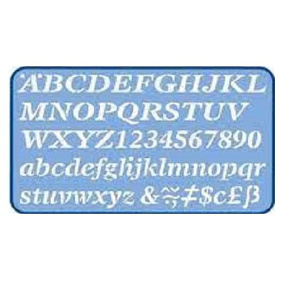 Helix 20 mm Italic Stencil