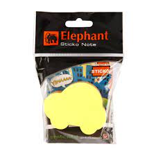 Elephant Sticky Note Die Cut Volks