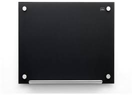 Nobo Diamond Magnetic Drywipe Whiteboard 600 x 900 mm - Black