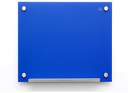 Nobo Diamond Magnetic Drywipe Whiteboard 900 x 1200 mm - Blue