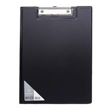 Polypropylene Clip Board - Black