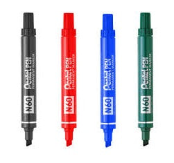 Pentel Permanent Marker Chisel WLT - x4