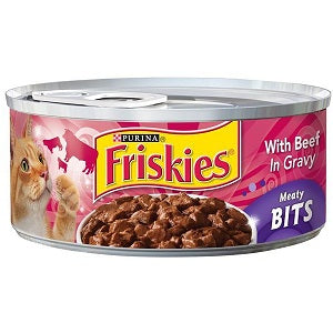 Friskies Meaty Bits With Beef In Gravy 156 g