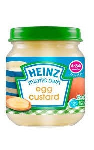Heinz Mum's Own Egg Custard 4-36 Months 120 g