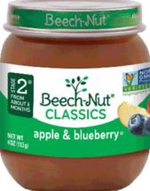 Beech Nut Classics Apple & Blueberry 6 Months+ 113 g