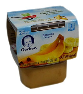 Gerber 2nd Foods Bananas 226 g x2