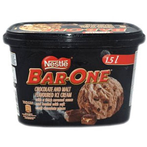 Nestle Bar One Choco & Malt Ice Cream 1.5 L
