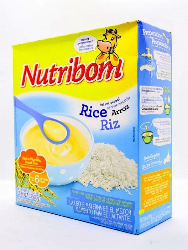 Nutribom Infant Cereal Rice 6 Months+ 350 g
