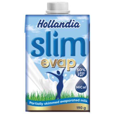 Hollandia Evaporated Milk Slim 190 g